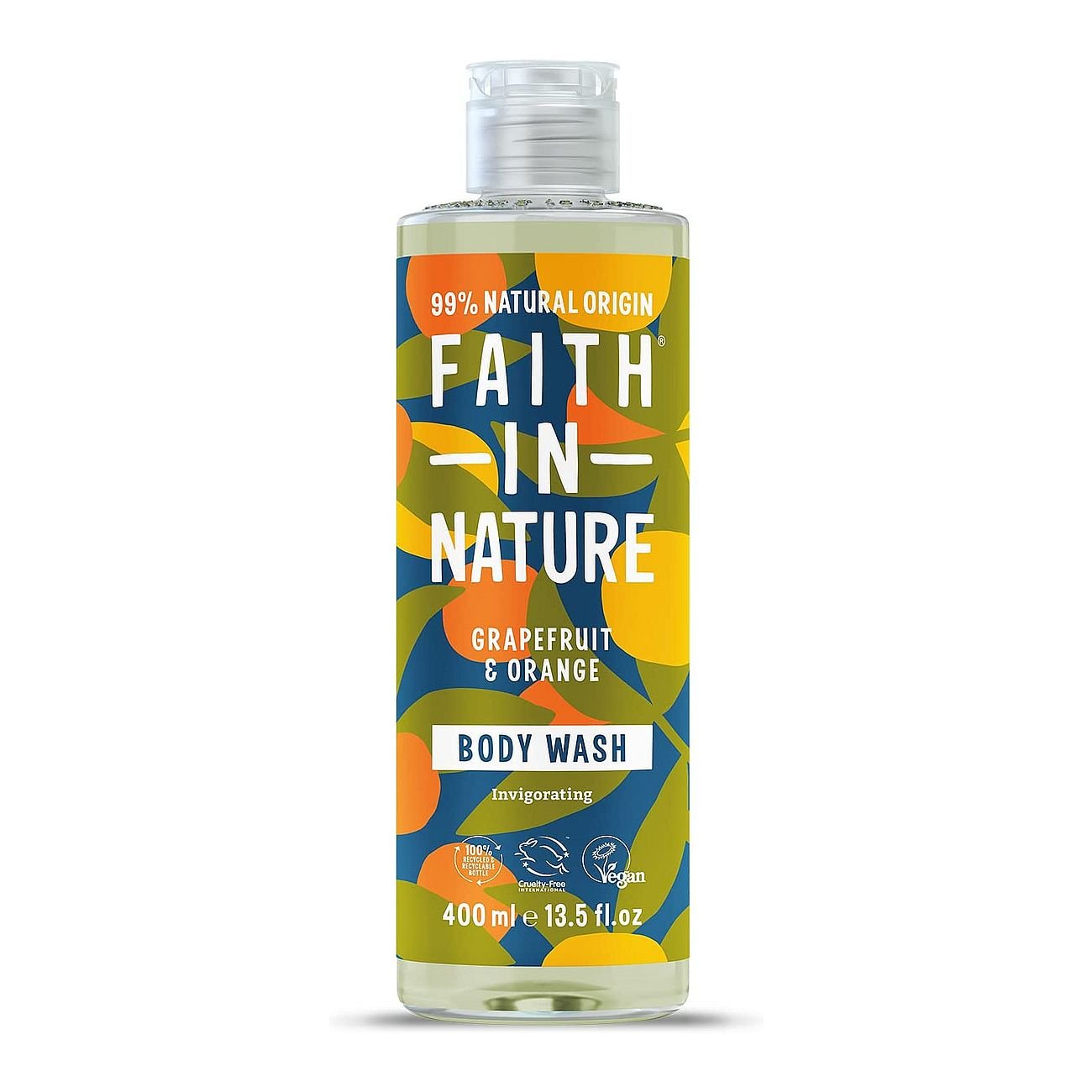 Grapefruit & Orange Body Wash 400ml - Eco Natural Products - Faith in Nature - Body Wash