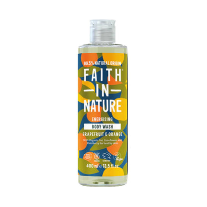 Grapefruit & Orange Body Wash 400ml - Faith in Nature - Body Wash - Faith in Nature