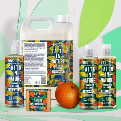 Grapefruit & Orange Hand Wash 400ml - Faith in Nature - Hand Wash - Eco Natural Products