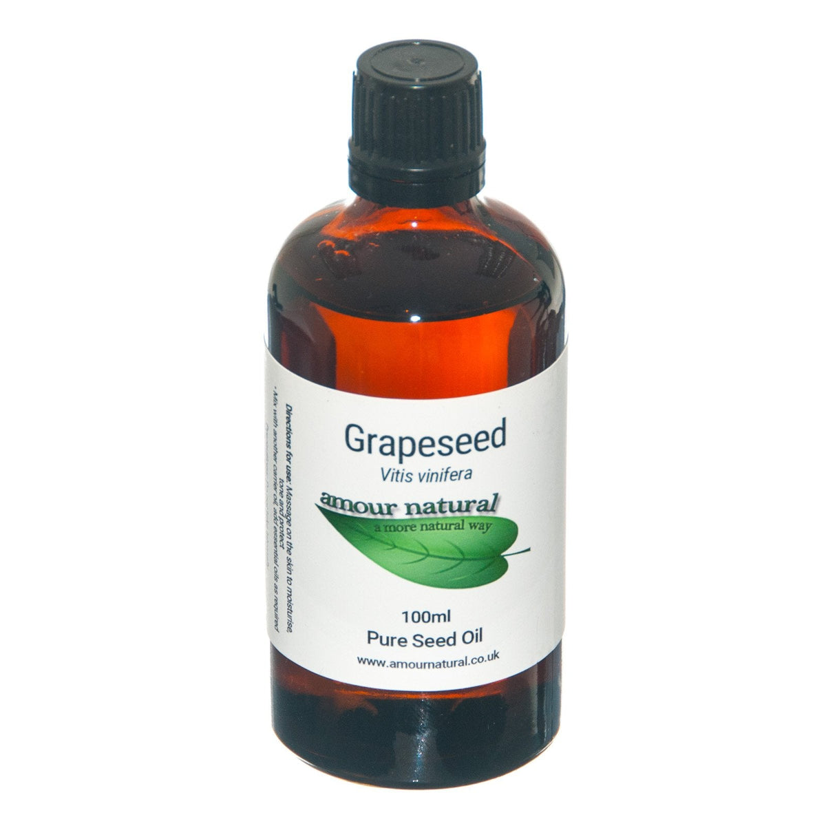 Grapeseed Pure Oil 100ml - Amour Natural - Essential Oil - Eco Natural Products