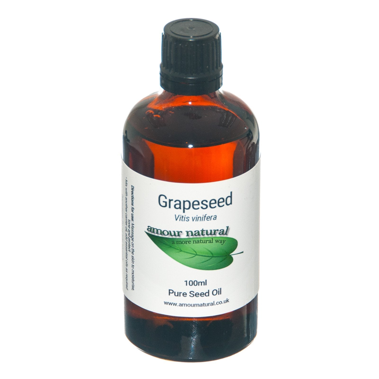 Grapeseed Pure Oil 100ml - Amour Natural - Essential Oil - Eco Natural Products