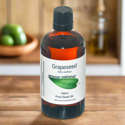 Grapeseed Pure Oil 100ml - Amour Natural - Essential Oil - Eco Natural Products