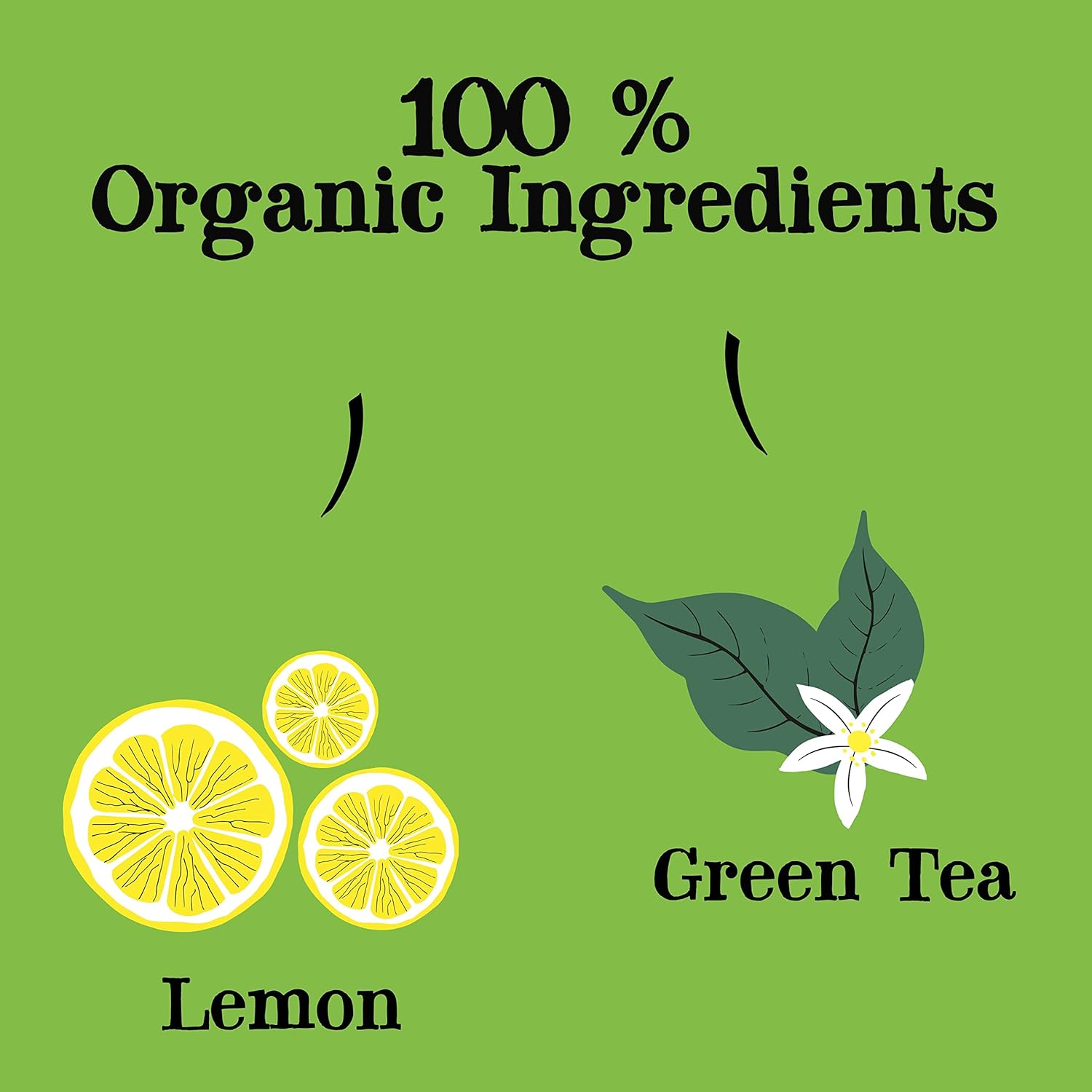 Green Tea & Lemon 20 Bags - Eco Natural Products - Clipper - Tea