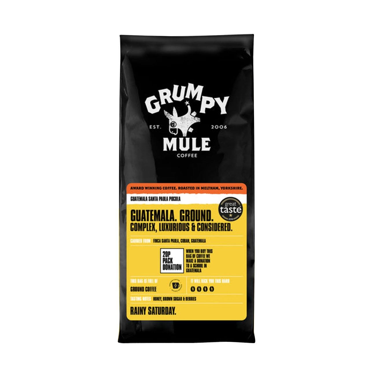 Guatemala Pocola Ground Coffee 227g - Eco Natural Products - Grumpy Mule Coffee - Coffee