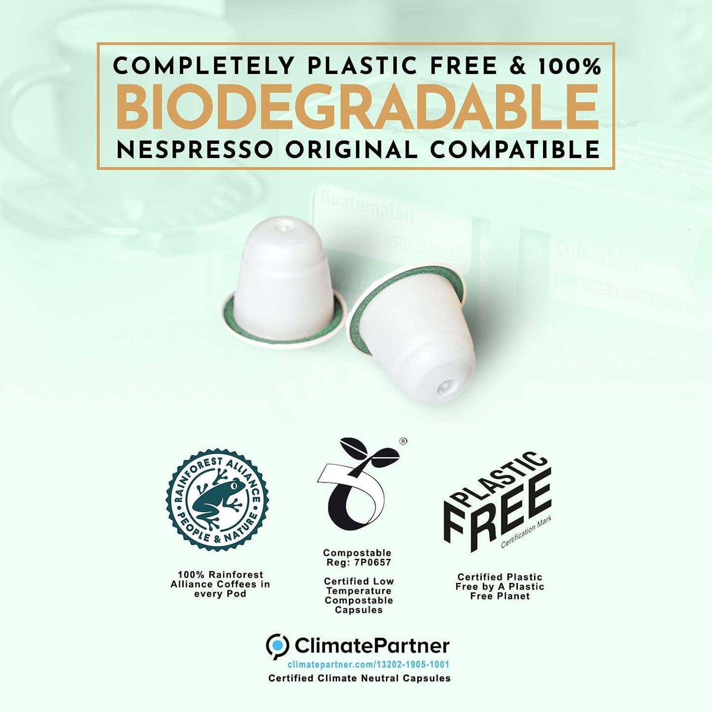 Guatemalan Coffee Capsules x 10 - Eden Project - Coffee - Eco Natural Products