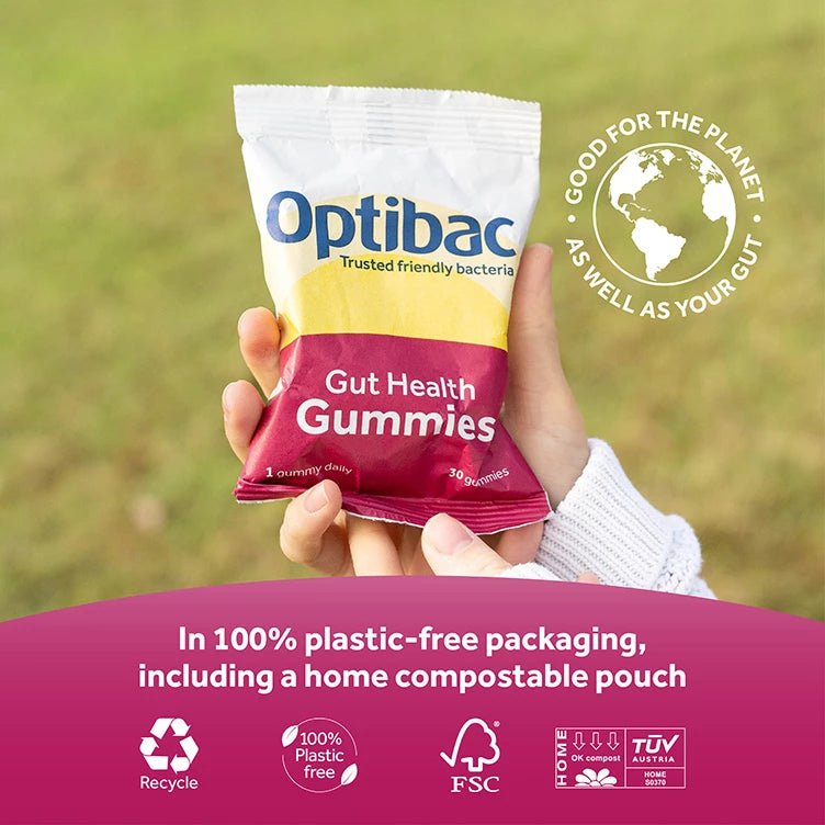 Gut Health Gummies 30 Gummies - Optibac Probiotics - Supplements - Eco Natural Products