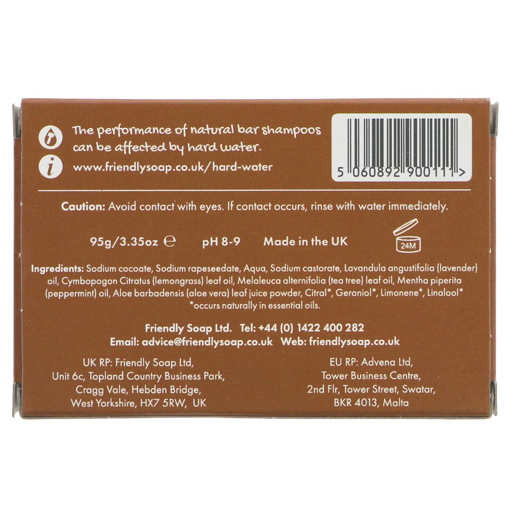 Hair and Body Bar Travel Soap 95g - Friendly Soap - Shampoo - Eco Natural Products