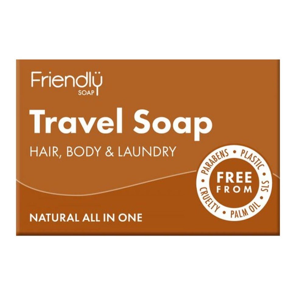 Hair and Body Bar Travel Soap 95g - Eco Natural Products - Friendly Soap - Shampoo