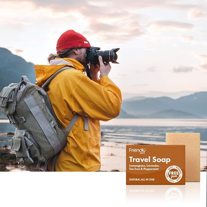 Hair and Body Bar Travel Soap 95g - Friendly Soap - Shampoo - Eco Natural Products