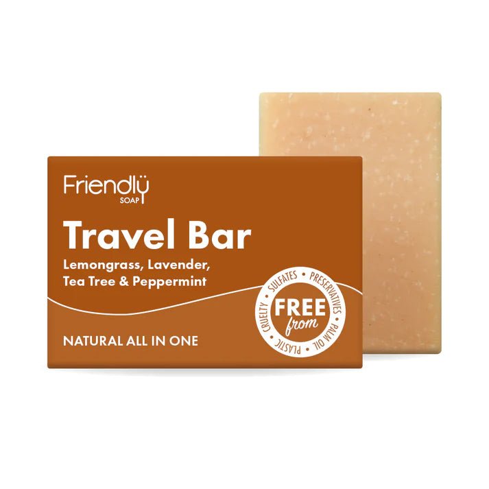 Hair and Body Bar Travel Soap 95g - Eco Natural Products - Friendly Soap - Shampoo