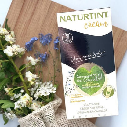 Hair Colour Cream 5N Light Chestnut Brown 155ml - Naturtint - Hair Colour - Eco Natural Products