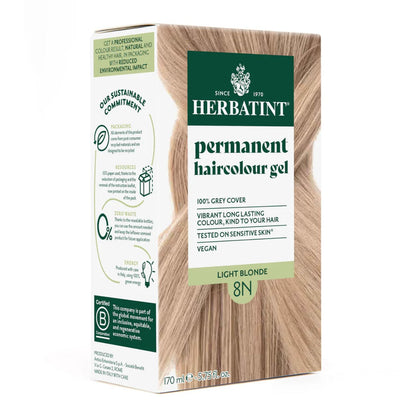 Hair Colour Light Blonde 8N 170ml - Herbatint - Hair Colour - Herbatint