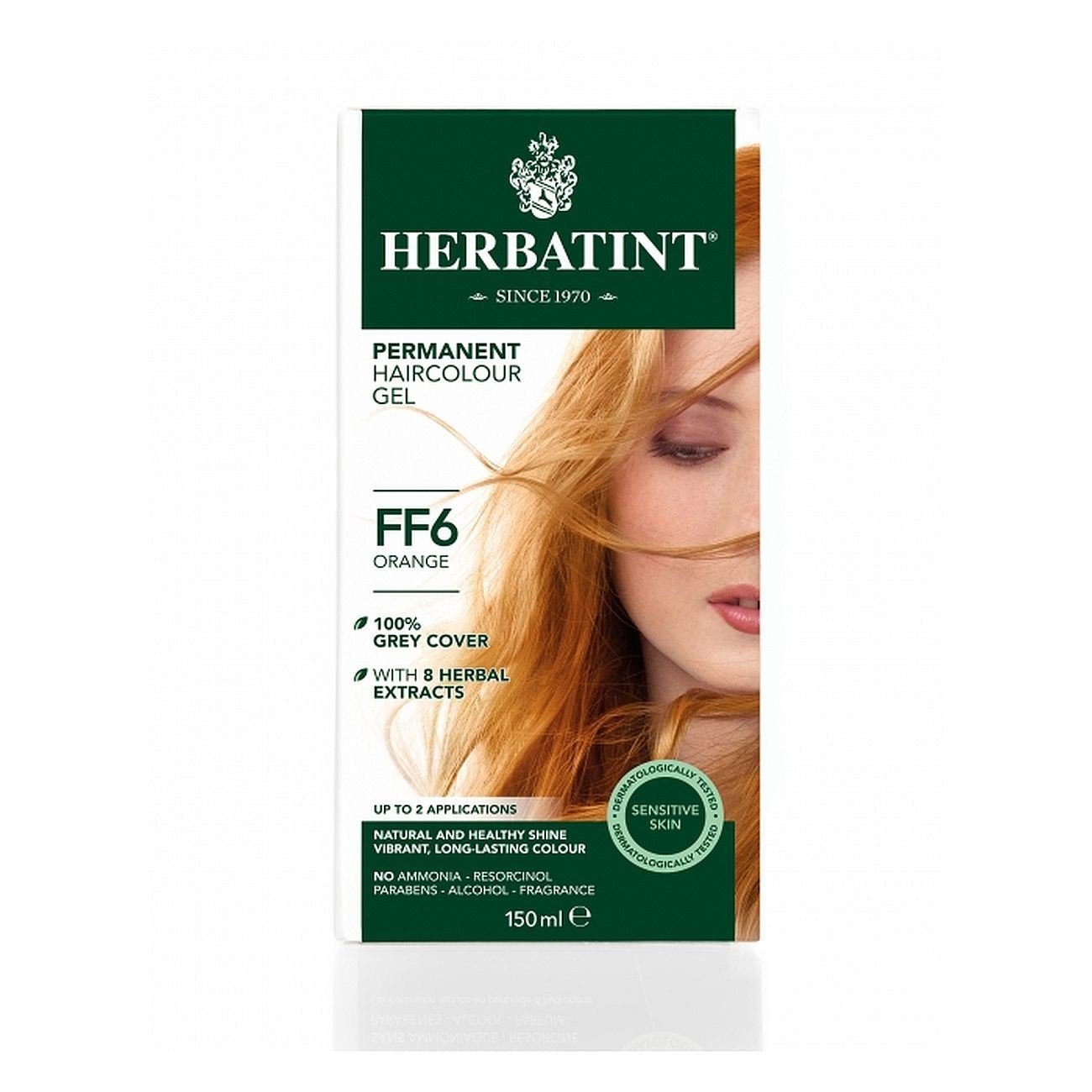 Hair Colour Orange FF6 150ml - Eco Natural Products - Herbatint - Hair Colour