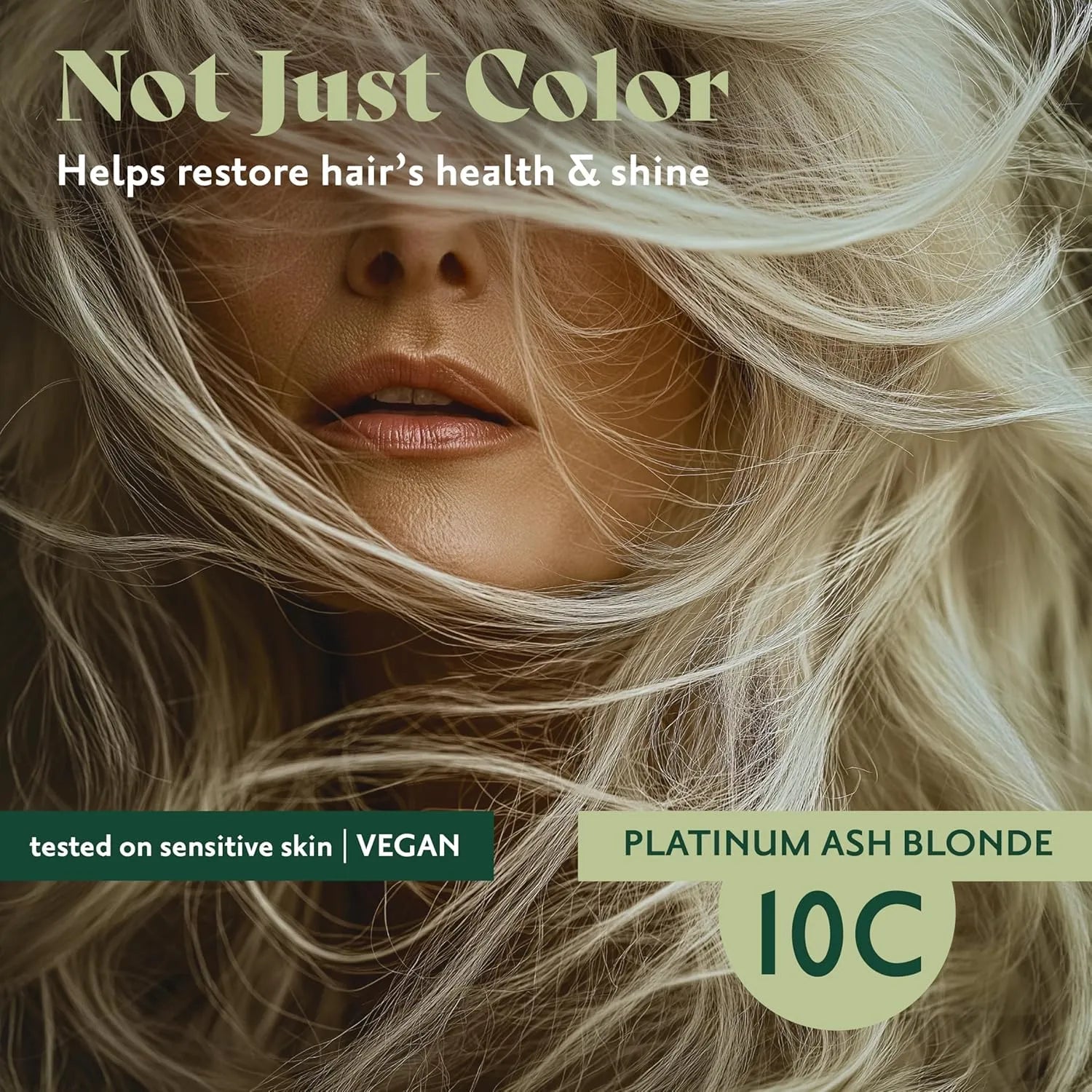 Hair Colour Platinum Ash Blonde 10C 170ml - Herbatint - Hair Colour - Herbatint