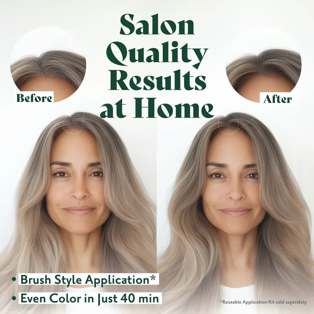 Hair Colour Platinum Ash Blonde 10C 170ml - Herbatint - Hair Colour - Herbatint
