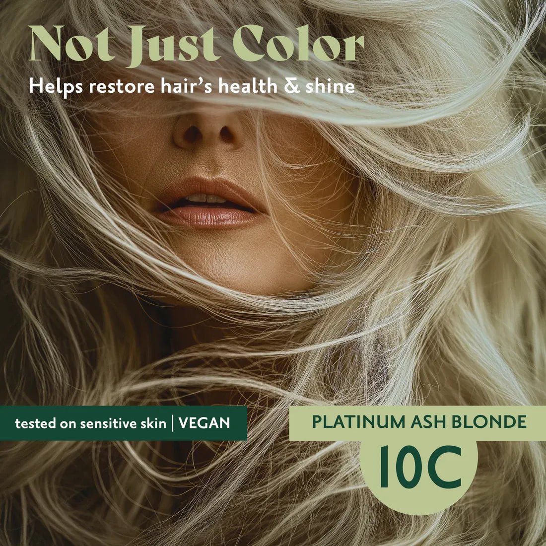 Hair Colour Platinum Ash Blonde 10C 170ml - Herbatint - Hair Colour - Herbatint