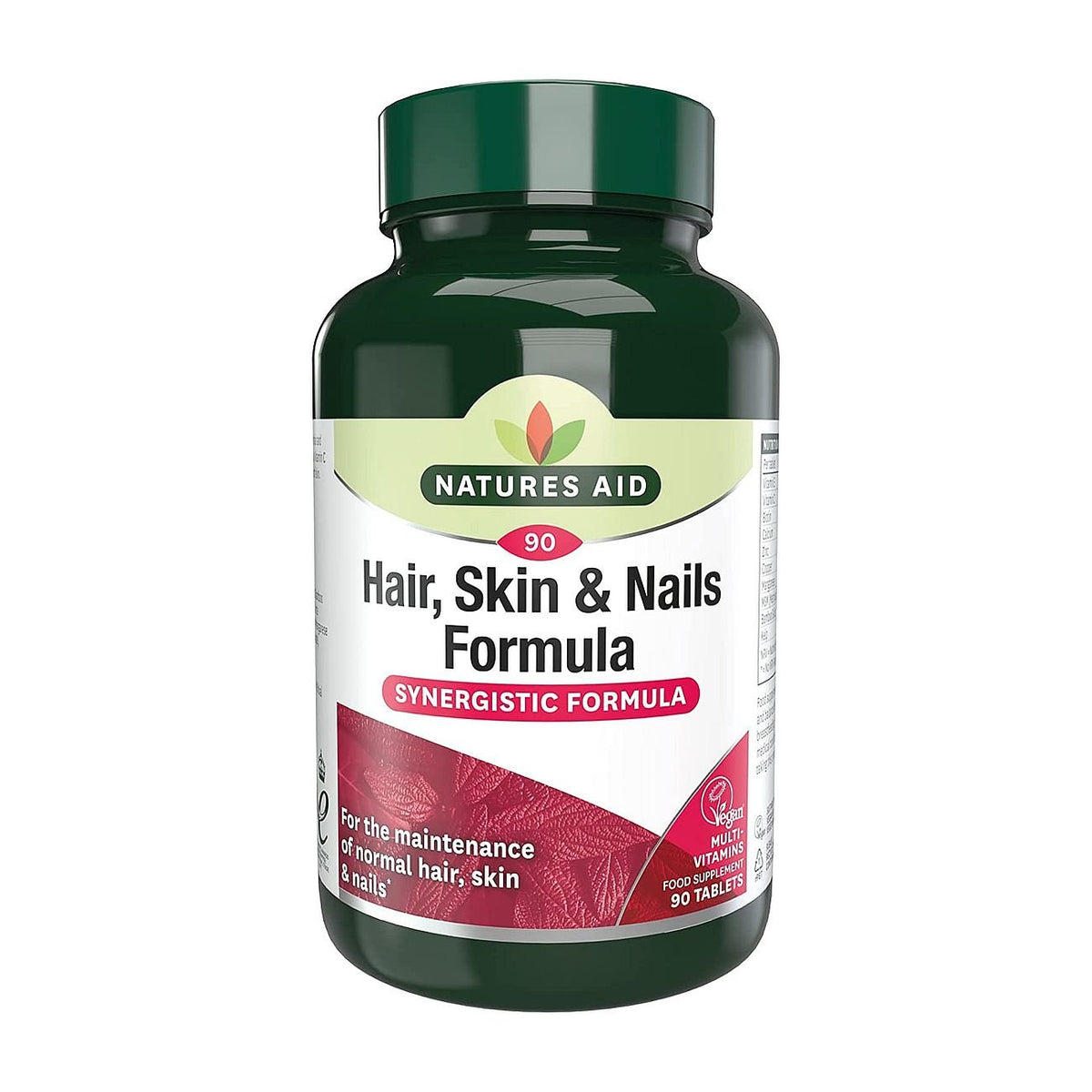 Hair, Skin and Nails Formula 90 Tablets - Natures Aid - Vitamins & Supplements - Eco Natural Products