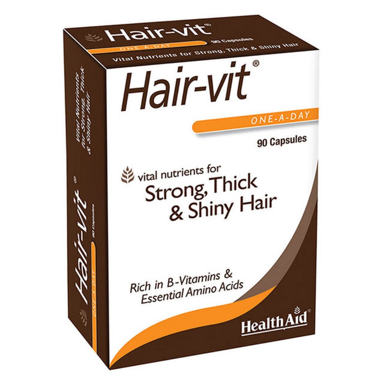 Hair - vit 90 Capsules - Eco Natural Products - HealthAid - Food Supplement