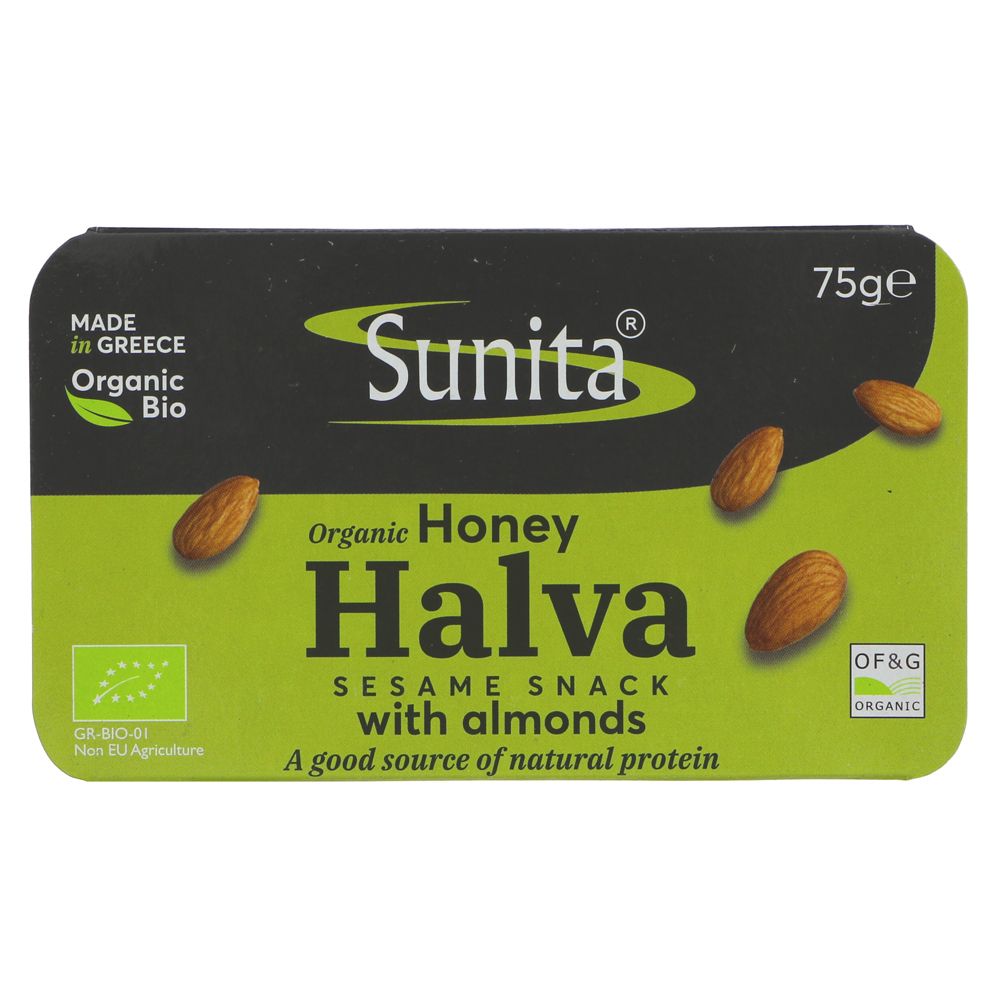 Organic Almond Honey Halva 75g