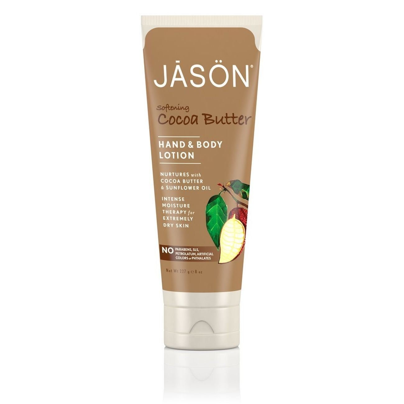 Hand & Body Lotion Softening Cocoa Butter 227g - Eco Natural Products - Jason - Hand & Body Lotion