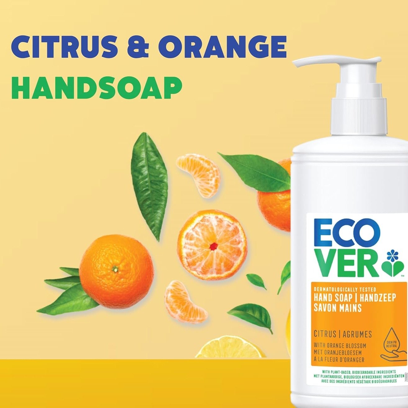 Hand Wash with Citrus 250ml - Ecover - Hand Wash - Eco Natural Products