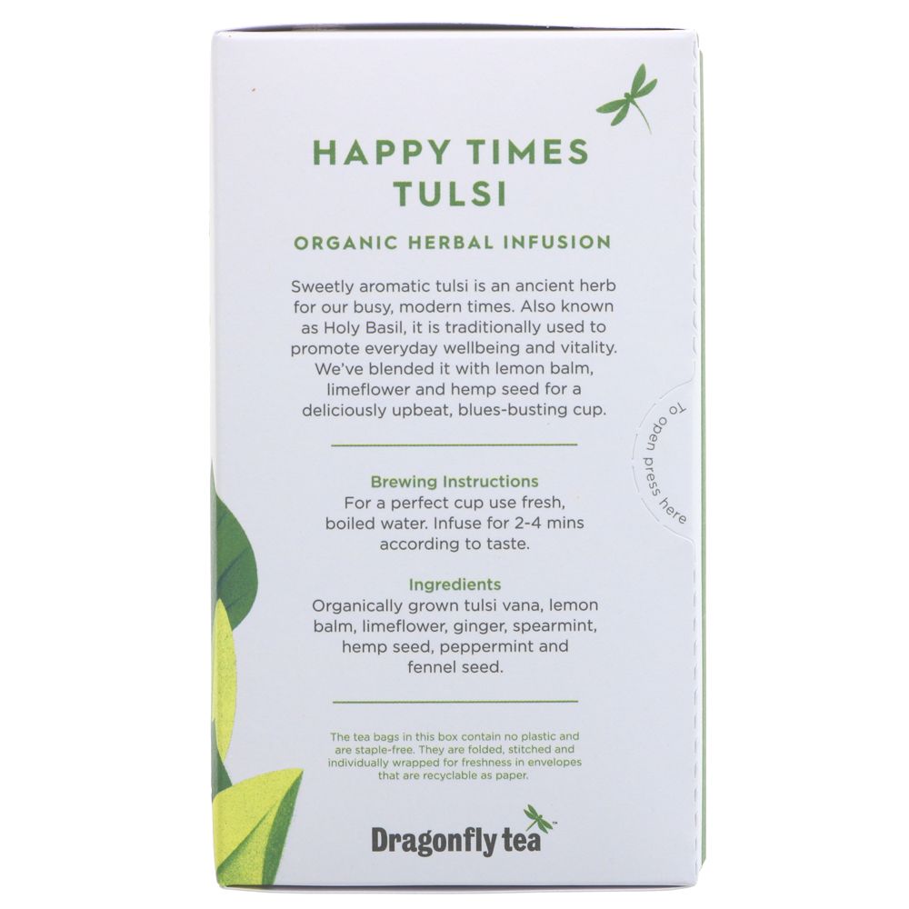 Organic Happy Times Tulsi Herbal Infusion 20 bags
