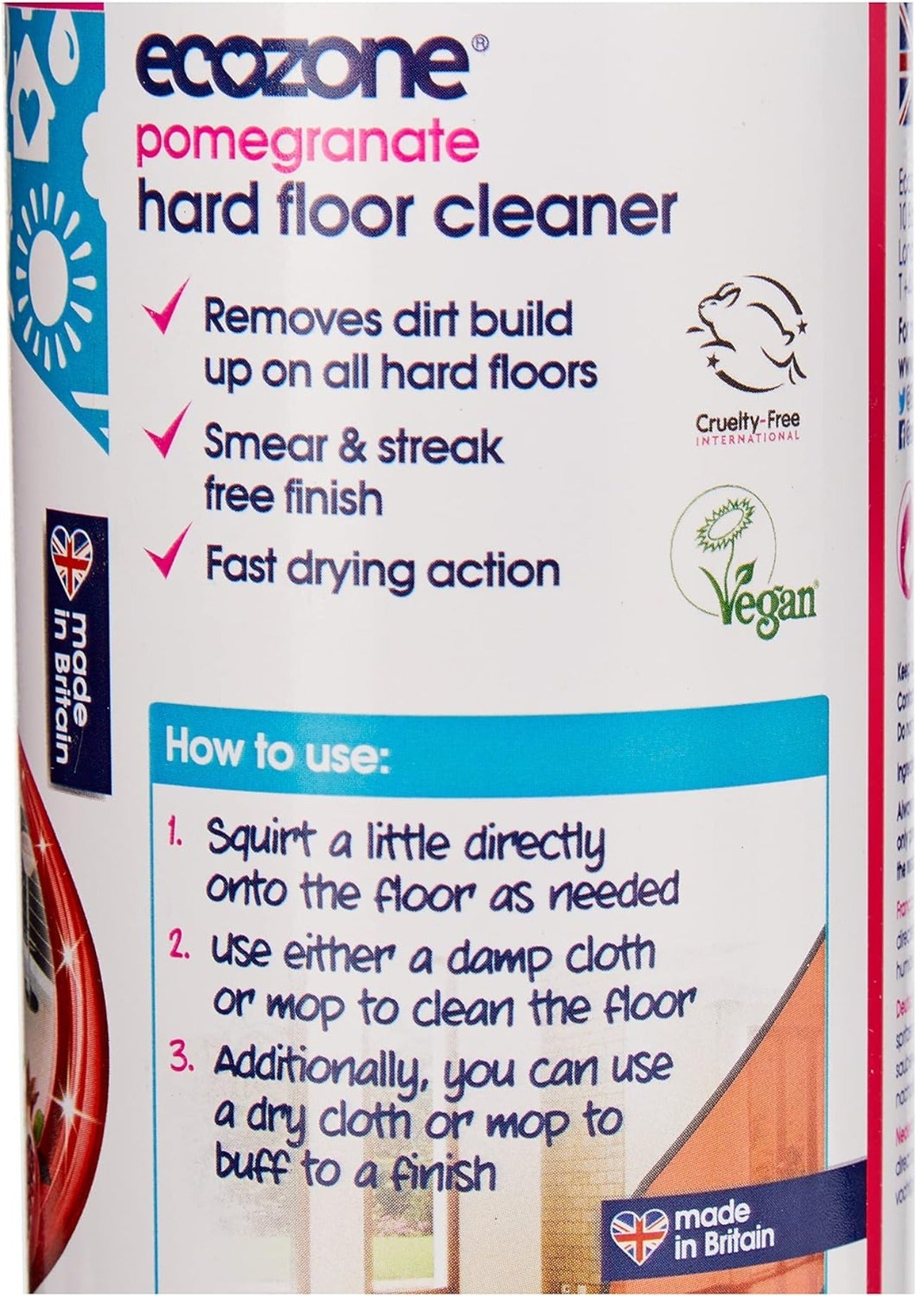 Hard Floor Cleaner 500ml - Eco Natural Products - Ecozone - 