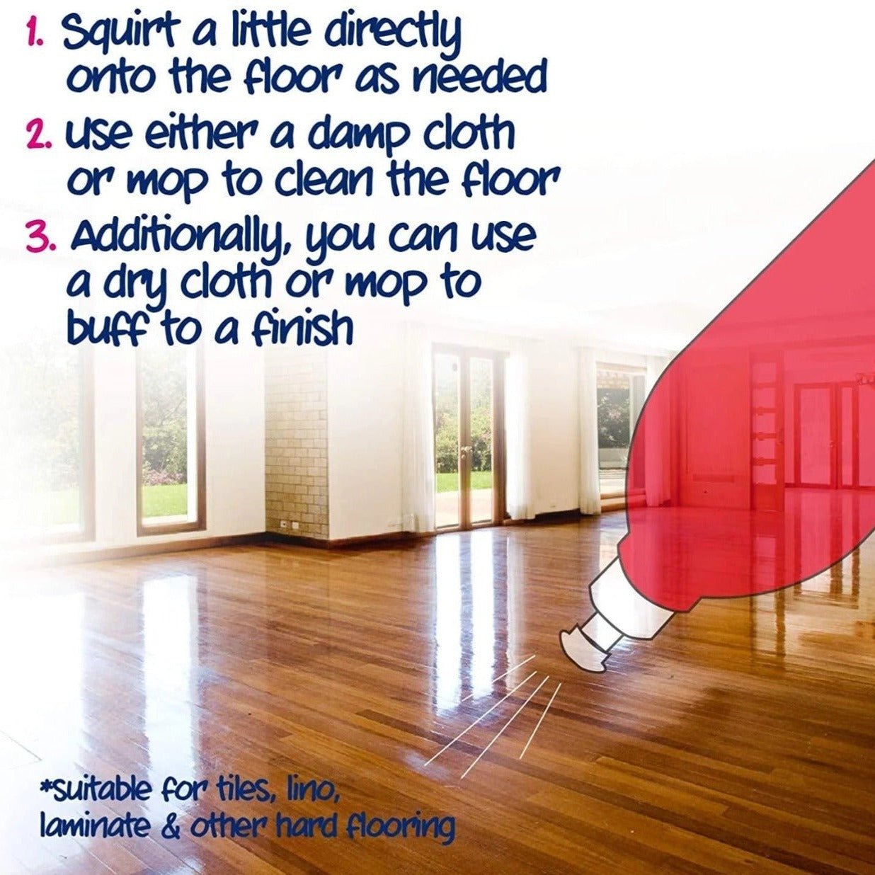 Hard Floor Cleaner 500ml - Ecozone - Eco Natural Products