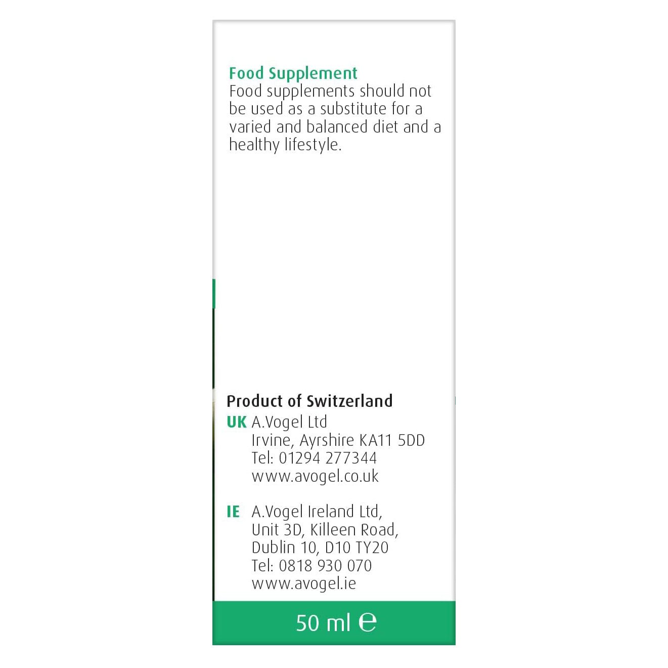 Hawthorn Crataegus Tincture Drops 50ml - A. Vogel - Herbal Supplement - Eco Natural Products