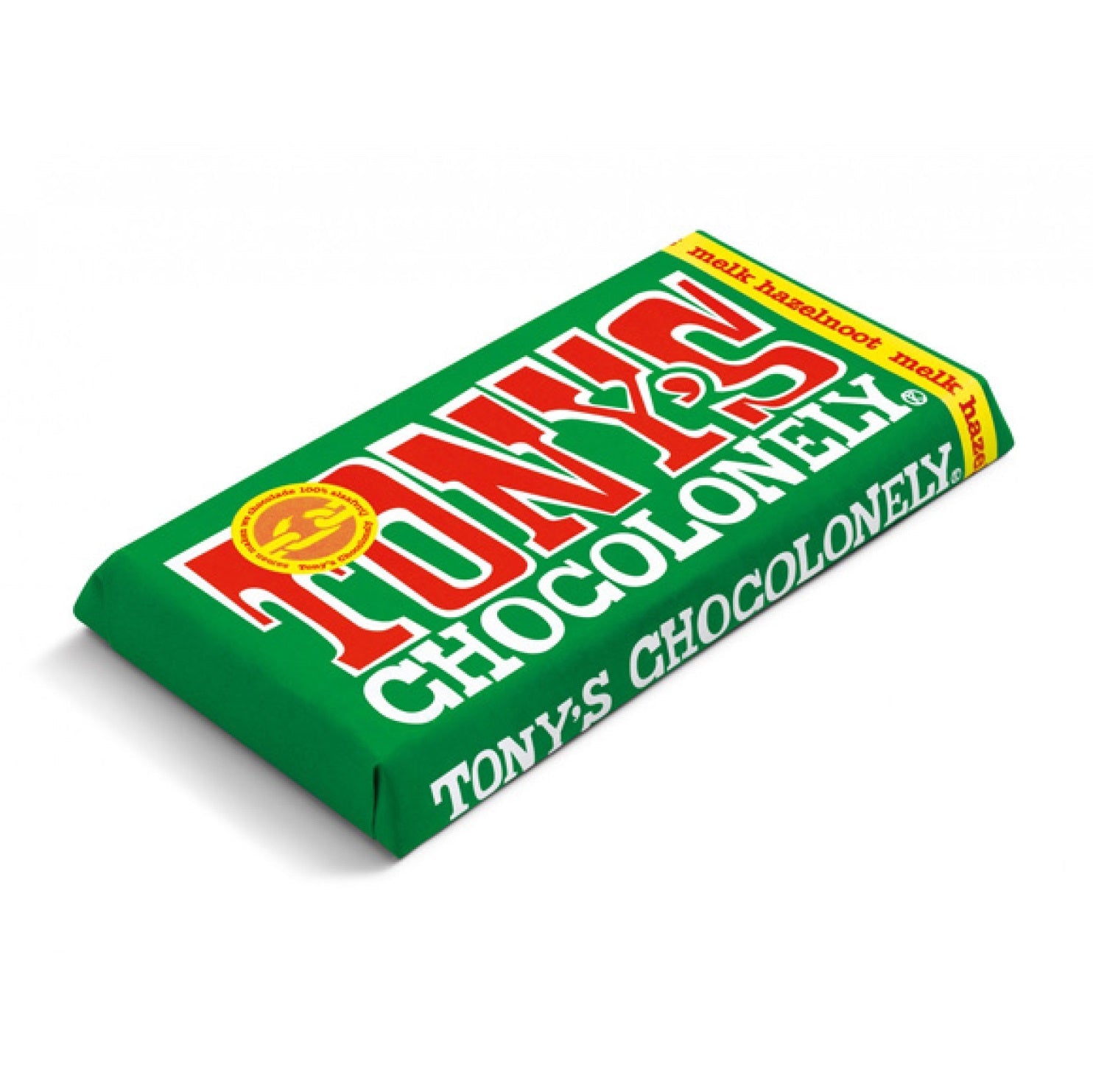 Hazelnut Milk Chocolate Bar 180g - Tony's Chocolonely - Chocolate Bar - Eco Natural Products
