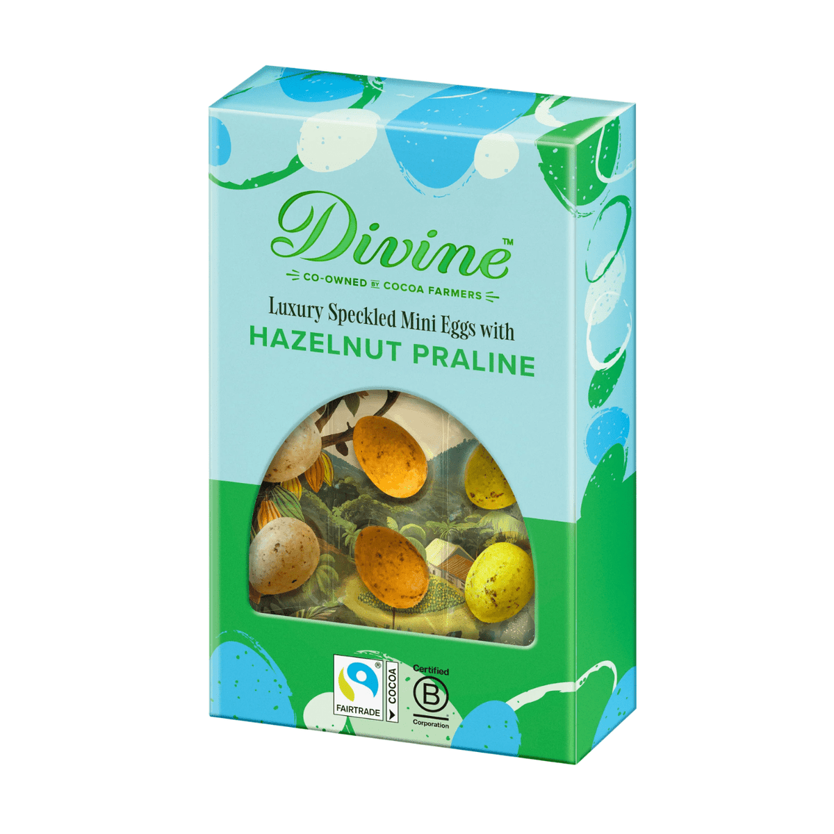Hazelnut Praline Mini Easter Eggs 150g - Divine Chocolate - Pralines - Divine Chocolate