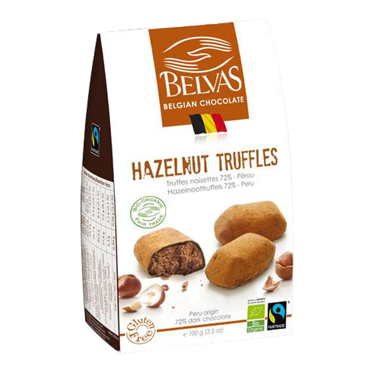 Hazelnut Truffles Chocolate 100g - Eco Natural Products - Belvas - Chocolate