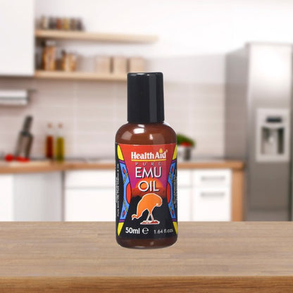 Health Aid Pure Emu Oil & Vitamin E 50ml - HealthAid - Emu Oil - Eco Natural Products