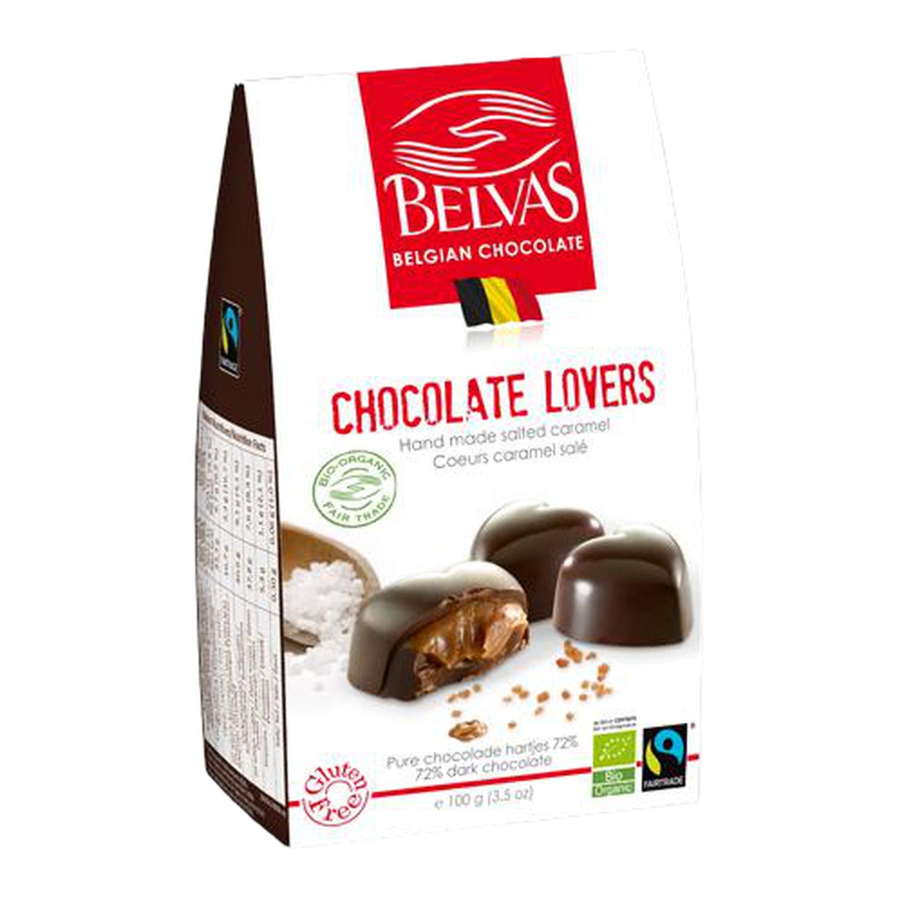 Hearts Chocolate 100g - Eco Natural Products - Belvas - Chocolate