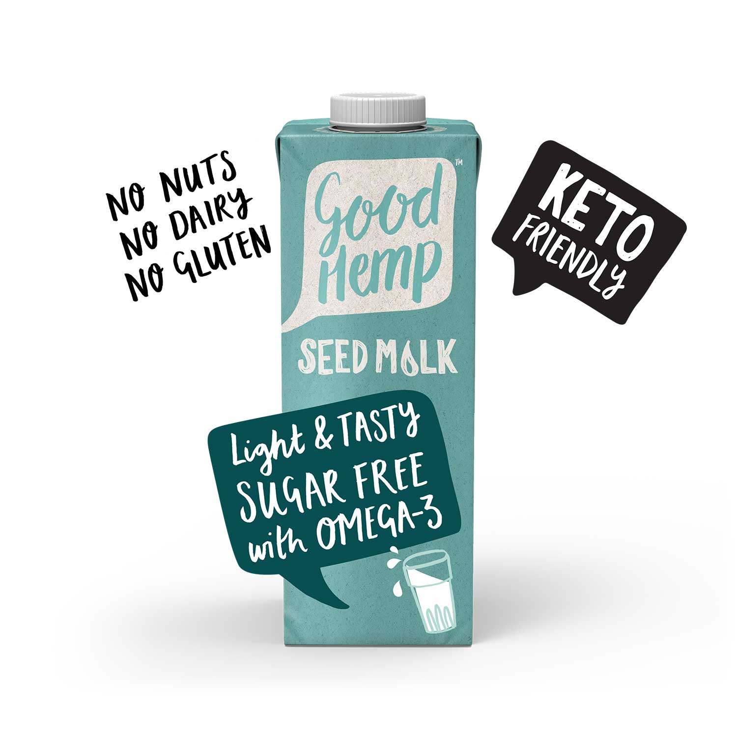 Hemp Seed Milk Alternative 1L - Eco Natural Products - Good Hemp - Milk Alternative