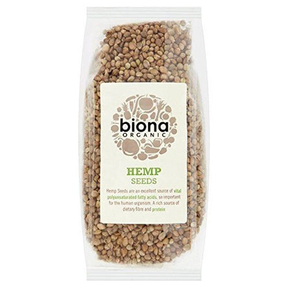 Hemp Seed Organic (Omega rich) 250g - Biona - Nuts And Seeds - Eco Natural Products
