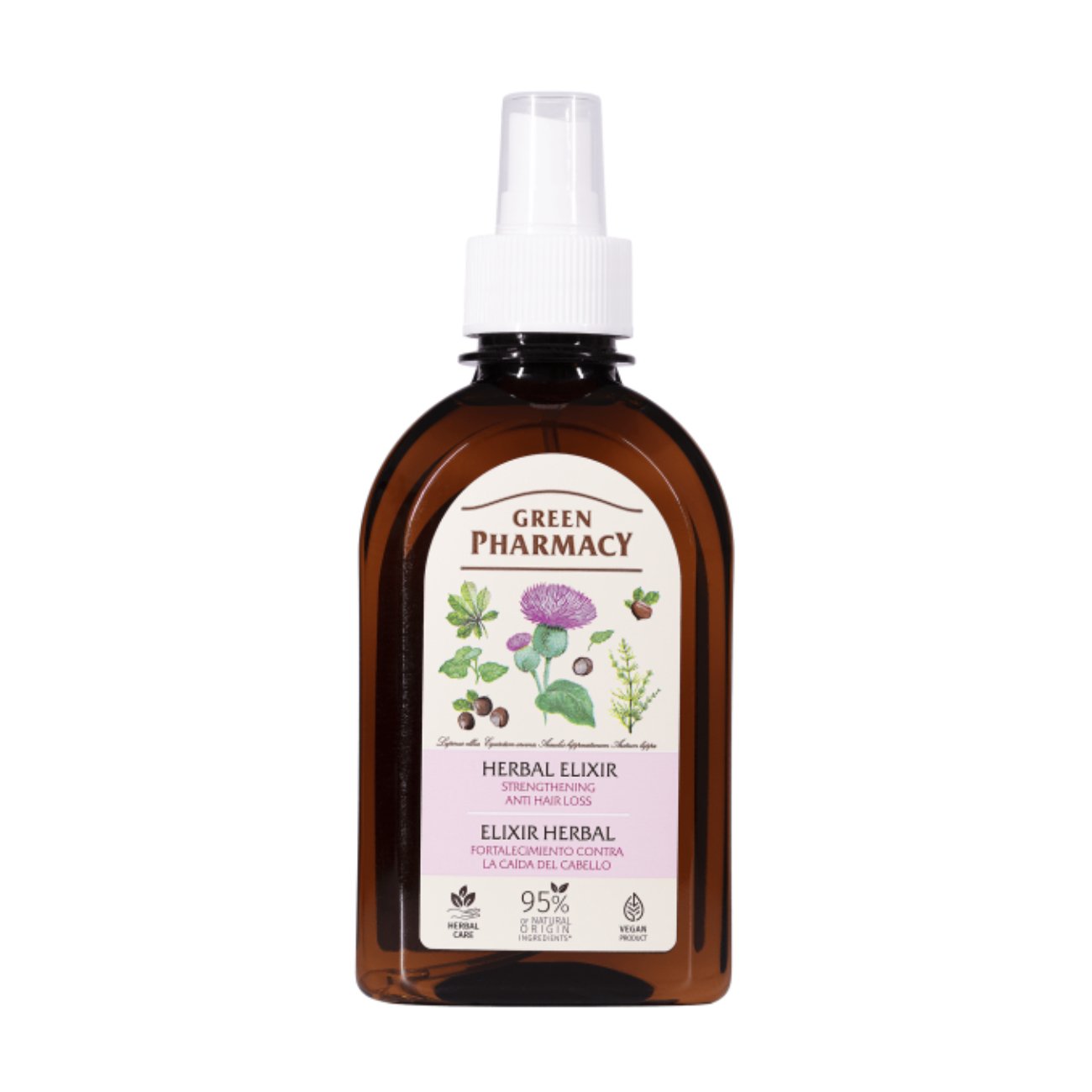 Herbal Elixir Strengthening Against Hair Loss 250ml - Green Pharmacy - Conditioners - Eco Natural Products