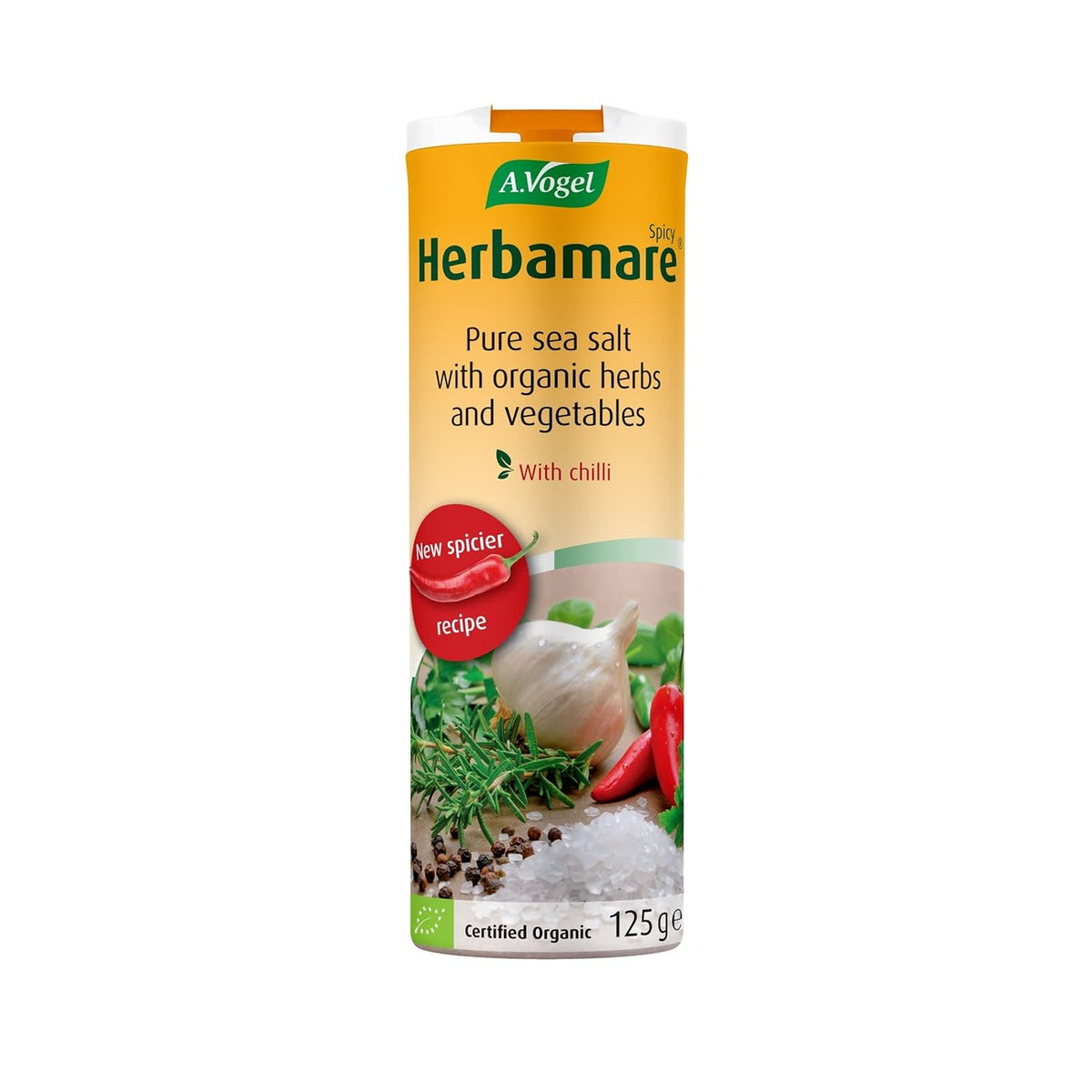 Organic Herbamare Spicy Sea Salt 125g