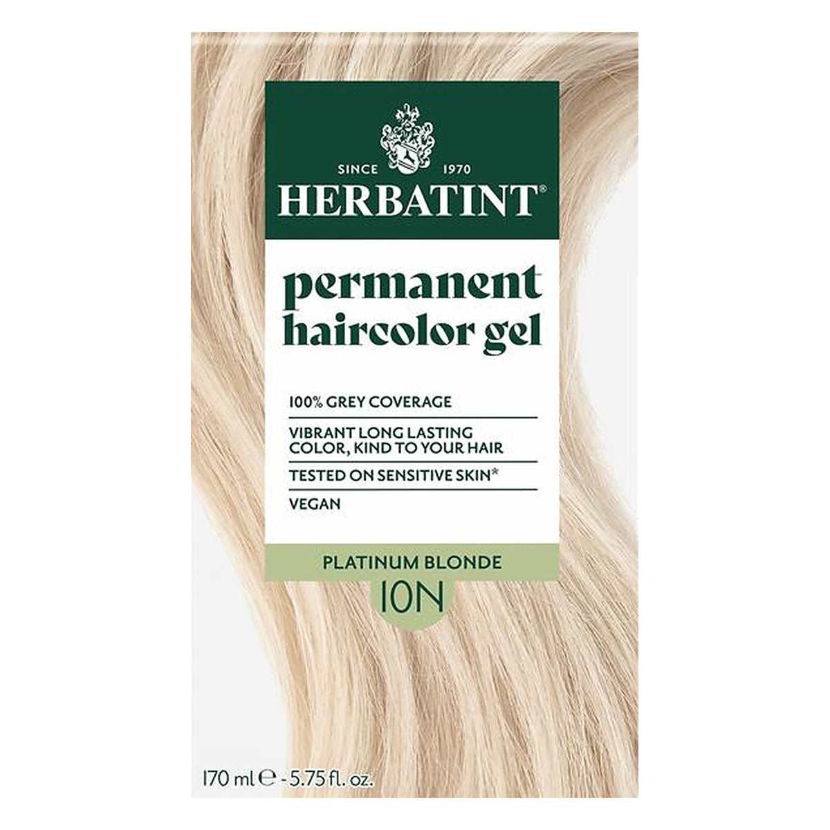 Hair Colour Platinum Blonde 10N 170ml