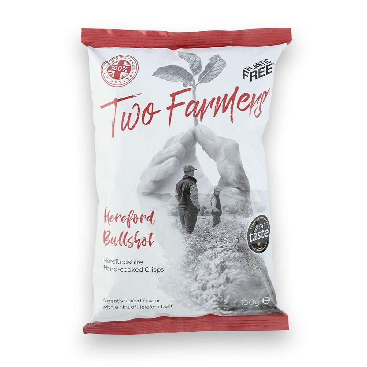 Hereford Bullshot Crisps 150g - Two Farmers - crisps - Eco Natural Products