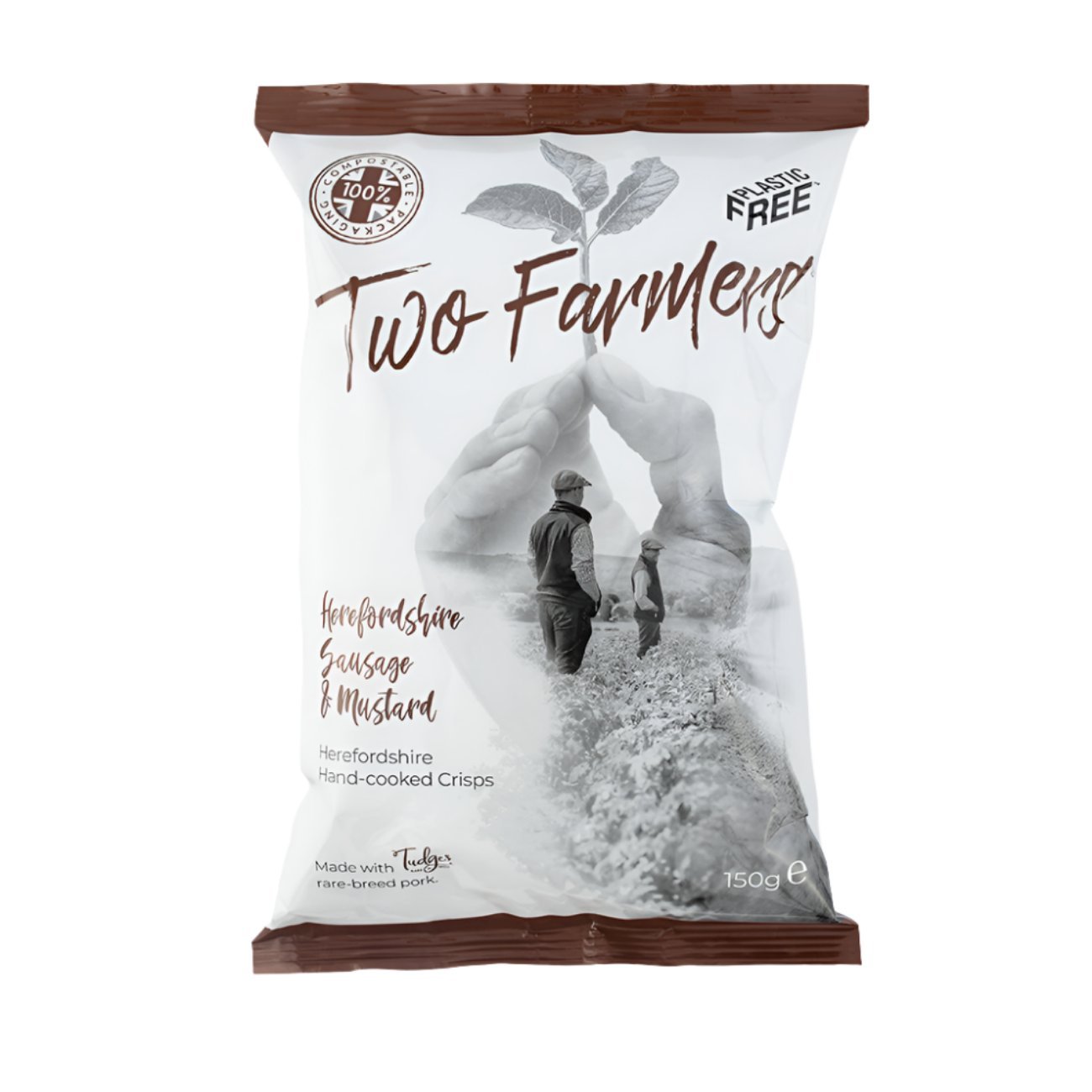 Herefordshire Sausage & Mustard 150g - Two Farmers - Snack - Eco Natural Products