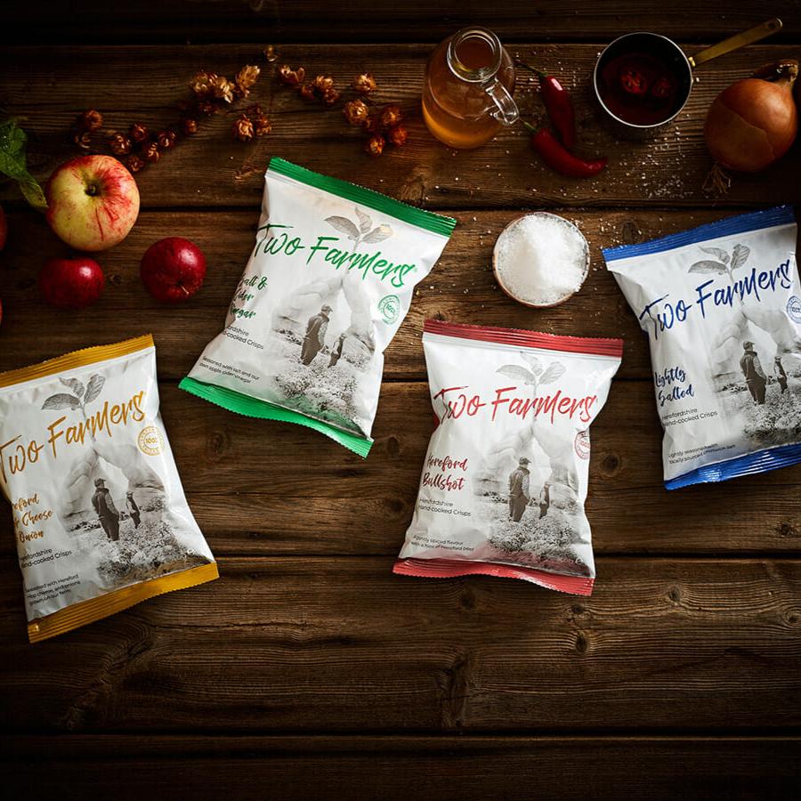 Herefordshire Sausage & Mustard 150g - Two Farmers - Snack - Eco Natural Products