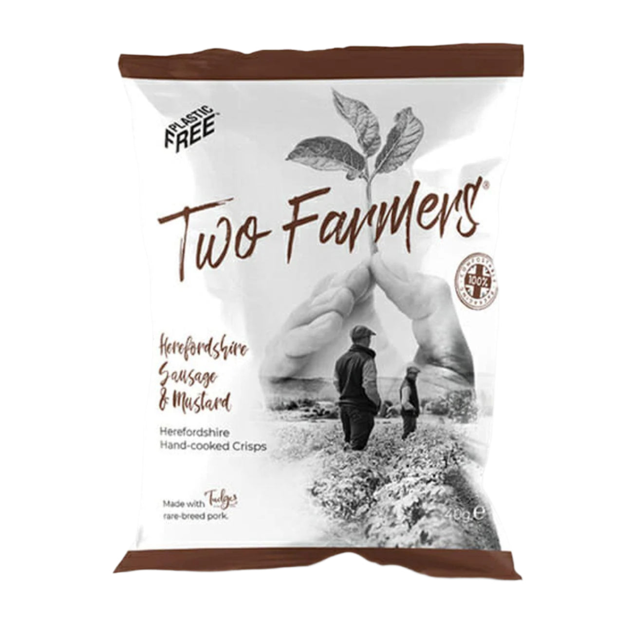 Herefordshire Sausage & Mustard 40g BBE 11.04.2025 - Two Farmers - Eco Natural Products