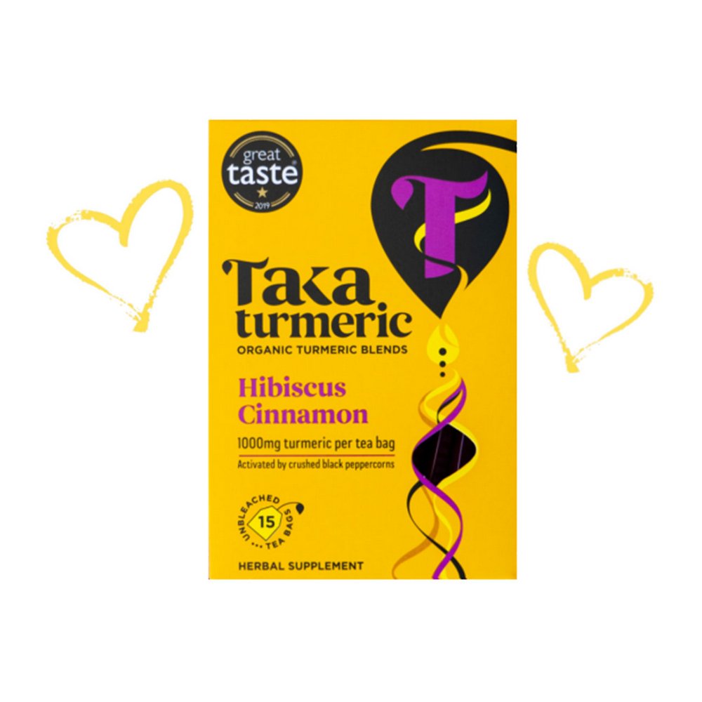 Hibiscus Cinnamon Tea 15 Sachets - Taka Turmeric - Tea herbal - Eco Natural Products