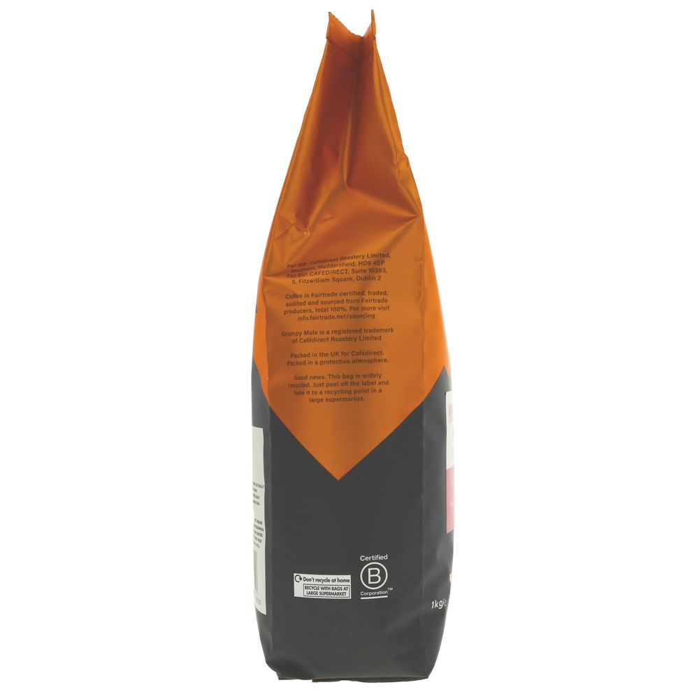 High & Mighty Espresso Blend Wholebean 1kg - Grumpy Mule Coffee - Coffee - Eco Natural Products