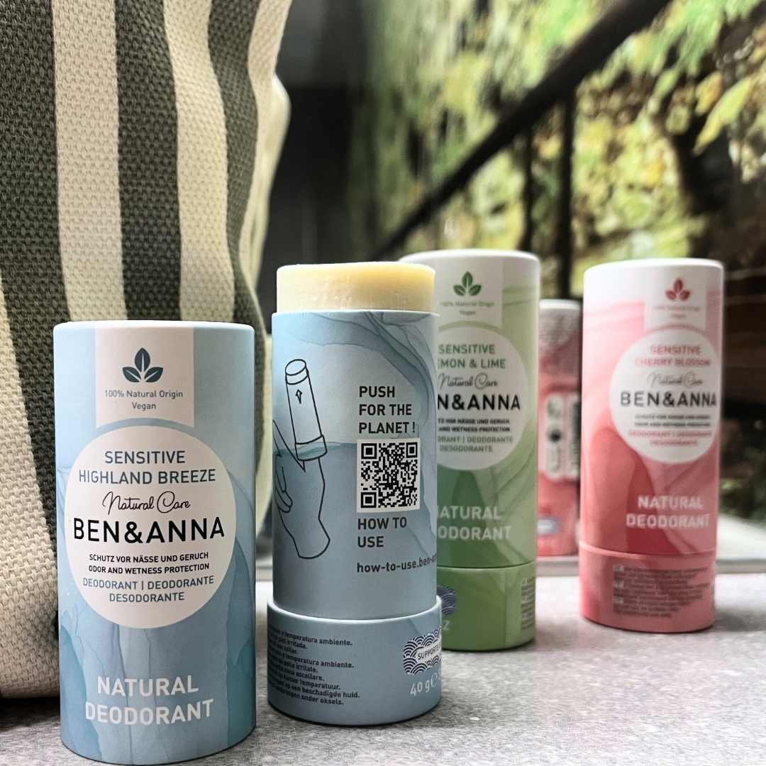 Highland Breeze Sensitive Deodorant Papertube 40g - Ben & Anna - Deodorant - Eco Natural Products