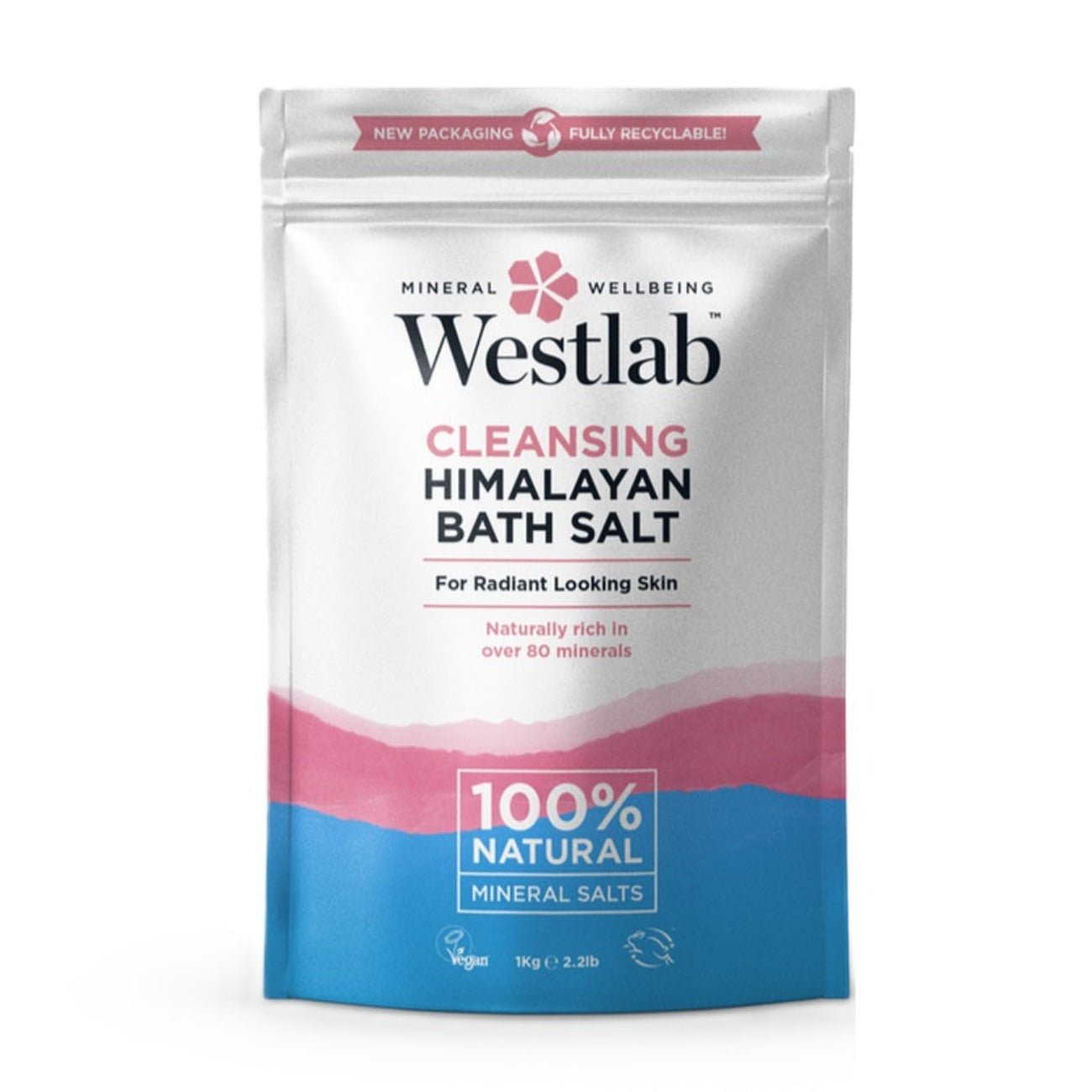 Himalayan Pink Salt 1kg - Westlab - Bath salt - Eco Natural Products