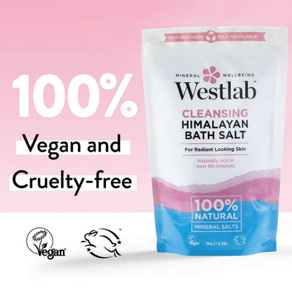 Himalayan Pink Salt 1kg - Westlab - Bath salt - Eco Natural Products