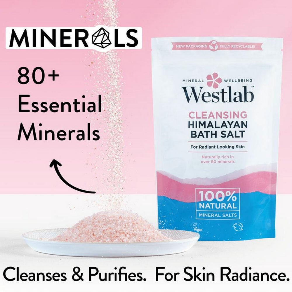 Himalayan Pink Salt 1kg - Eco Natural Products - Westlab - Bath salt