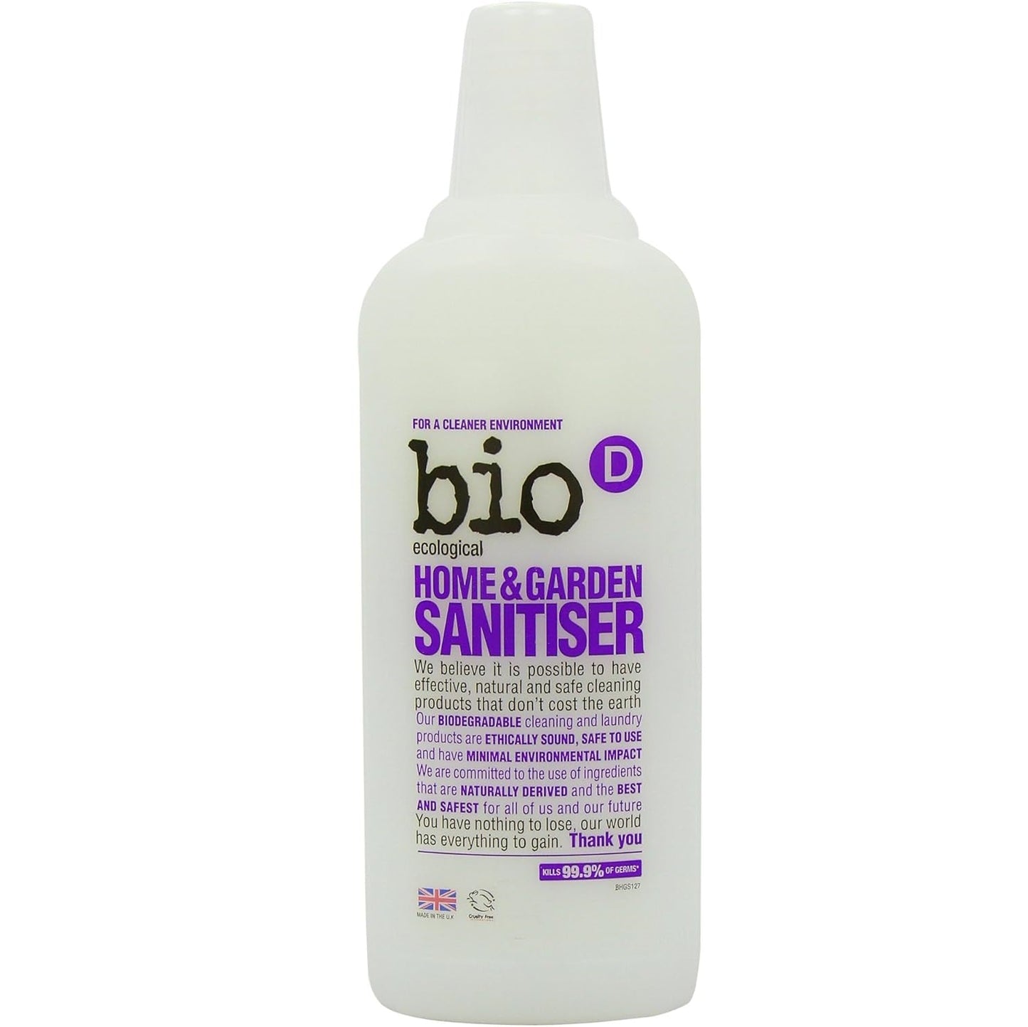 Home & Garden Sanitiser 750ml - Bio - D - Household Cleaner - Eco Natural Products